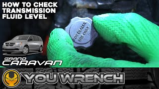 How to Check Your Transmission Fluid Level  Dodge Grand Caravan 20112020 36 V6 [upl. by Frederick447]