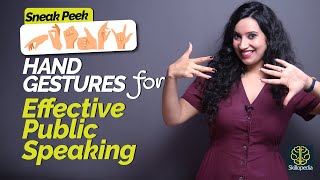 6 Hand Gestures For Effective Public Speaking 🗣 amp Presentation Skills 💁‍♂️  Soft Skills Training [upl. by Llewon580]