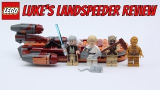 LEGO Star Wars Review  75173 Lukes Landspeeder  Happy Star Wars Day [upl. by Caputto875]