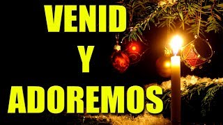 Venid Fieles Todos Venid y Adoremos  Pista con letra [upl. by Dnomso]