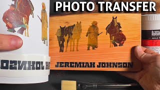 Transfer Any Photo To Wood  Hands Down Best Method Jeremiah Johnson [upl. by Kinch]