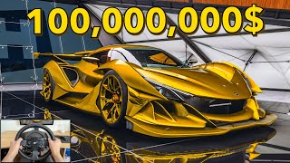 0 Vs 100000000 Car in Forza Horizon 5  Steering Wheels Gameplay [upl. by Arni]