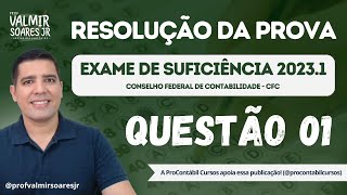 QUESTÃO 01  PROVA DO CFC 20231 TEMA OPERAÇÕES COM MERCADORIAS [upl. by Celeste679]