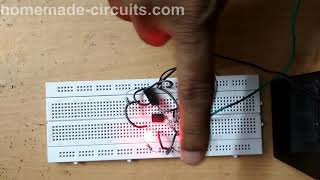 Testing a Simple Infrared Proximity Sensor Circuit using IC 741 [upl. by Nnaeirrac]