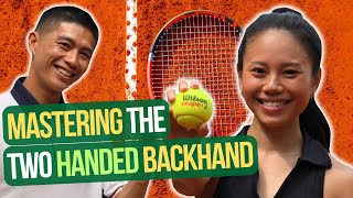 How to HIT a Two Handed BACKHAND [upl. by Notyad]