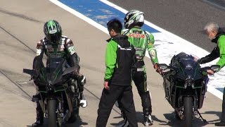 2015 Kawasaki Ninja H2R amp H2 Demo Run in Suzuka [upl. by Leibman]