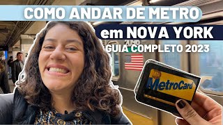 METRO NOVA YORK Como funciona como comprar bilhete quanto custa como não se perder e muito mais [upl. by Undry173]