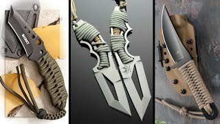 TOP 10 Best Paracord Knife for Survival and Self Defense [upl. by Kcirnek933]