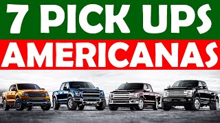 7 MEJORES PICK UPS DEL MUNDO  Estas son las camionetas americanas más confiables y seguras 4X4 [upl. by Haidadej889]