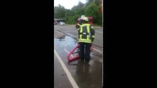 Lemgo Hydrant Unfall Must See Brand leerstehendes Haus Lemgo NRW [upl. by Nahk272]