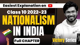 Nationalism in INDIA Easiest One Shot Lecture  Class 10 History SST 202223  Padhle [upl. by Roxane]