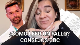 ¿CÓMO LEER UN FALLO  Mis consejos para el CBC de Abogacía [upl. by Raleigh]