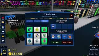 Roblox Basketball Legends How to Trade [upl. by Ynaiffit]