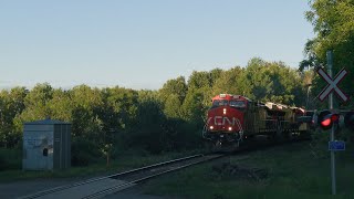 CN 562 avec CN 3301 amp ChasingQc 30 juin 2024 [upl. by Ydnal]