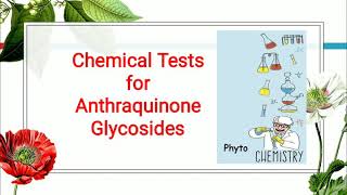 Chemical Tests for Anthraquinone Glycosides with animations easy to understand [upl. by Seka985]