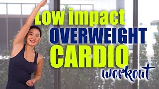 Low Impact OVERWEIGHT Cardio Workout 100kgs above  Joanna Soh [upl. by Nelav]