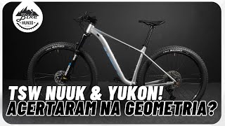 ANALISANDO TODA A GEOMETRIA DA TSW NUUK E YUKON FAZEM SENTIDO  BIKE MUNDO [upl. by Pedrick389]