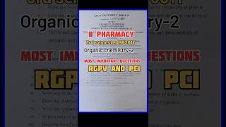 b pharmacy  3rd semester  BP301T  Organic chemistry2  Most important [upl. by Annoed]