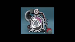 Wankel engine diesel engineering mechanic shorts reels wankel petrol dieselengine engine [upl. by Paton]