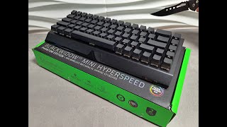 Razer BlackWidow V3 Mini 65 Gaming Keyboard Unboxing  ASMR [upl. by Araht]