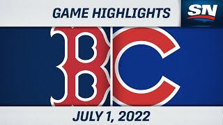 MLB Highlights  Red Sox vs Cubs  July 1 2022 [upl. by Shell]