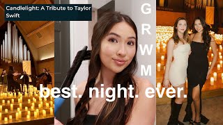 GRWM for a TAYLOR SWIFT CANDLELIGHT CONCERT  VLOG [upl. by Oria547]