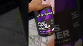 Muscletech 100 mass gainer  Get superior mass gains  Supplements facts [upl. by Eilatan552]