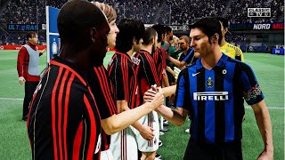 Inter 2010 vs Milan 2007 FIFA 22 MOD  new gameplay kits minifaces logos and ReShade Graphic fix [upl. by Firehs]