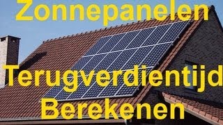 Zonnepanelen rendement [upl. by Carmelina211]