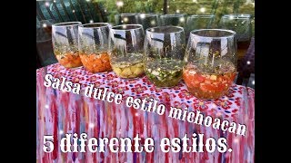 SALSA DULCE ESTILO MICHOACAN  Con Mucho Sabor [upl. by Painter755]