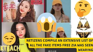 Netizens compile an extensive list of all the fake items Free Zia was seen wearing [upl. by Artemas813]