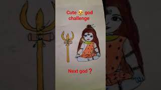 cute god challenge only next God in please guys like share subscribe comment [upl. by Elleinaj]