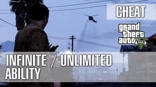 Grand Theft Auto 5  GTA 5  Infinite  Unlimited Ability quotSlow Motionquot Cheat CheatHack [upl. by Howzell]