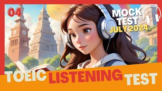 04  TOEIC Listening Test July 2024  Mock Exam Practice [upl. by Esile146]