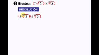 MULTIPLICACIÓN DE RADICALES [upl. by Andy]