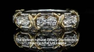 Jean Schlumberger Sixteen Stone Diamond Ring for Tiffany amp Co [upl. by Reace]