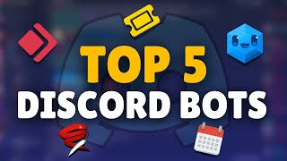 Top 5 BEST Discord Bots To Use In Your Server 2024 Guide [upl. by Rafaela]