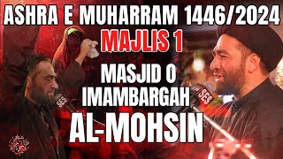 Majlis 1  Imambargah AlMohsin Karachi  Maulana Syed Ali Raza Rizvi  1st Muharram 14462024 [upl. by Nosoj]