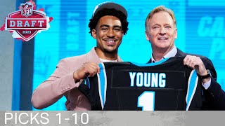 Picks 110 Multiple Quarterbacks amp Trades  2023 NFL Draft [upl. by Adnilrev]