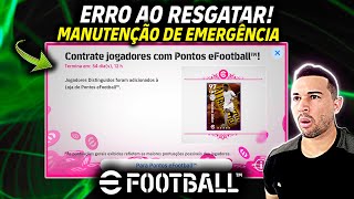 MANUTENÇÃO DE EMERGÊNCIA VOCÊ NÃO PODERÁ RESGATAR O VINICIUS JÚNIOR NO EFOOTBALL 2025 MOBILE [upl. by Sacci294]