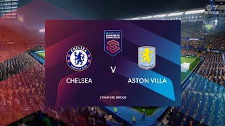 CHELSEA VS ASTON VILLA  WOMENS SUPER LEAGUE  EA FC 25 [upl. by Silvanus]