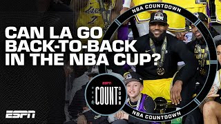 Can the Lakers go BACKTOBACK in the NBA Cup 🏆  NBA Countdown [upl. by Clarence]