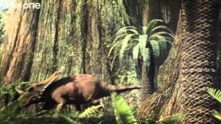 Tyrannosaur Rivalry  Planet Dinosaur  Episode 3  BBC One [upl. by Mossberg]