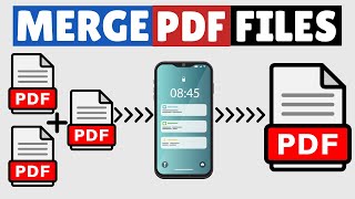 How to Merge PDF Files into one in Mobile [upl. by Featherstone]