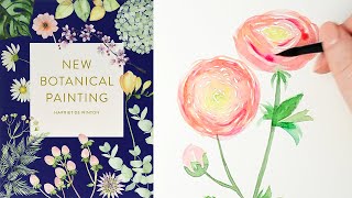 New Botanical Painting  Art Book Review  Watercolor Botanicals [upl. by Cristina]