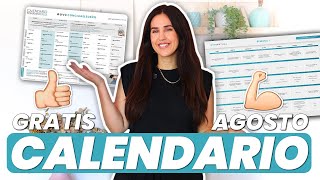 Calendario EJERCICIOS Gratuito AGOSTO  Gym Virtual [upl. by Dodi961]