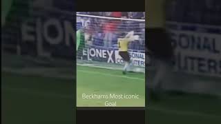 Beckhams halfway line goal an unforgettable moment by a legend beckham manchesterunited football [upl. by Semele]