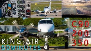 Beechcraft King Air 1 hour Compilation Full HD [upl. by Haldan]