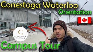 Conestoga College Waterloo Campus Tour amp Orientation day for 2024 [upl. by Durward238]