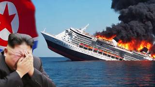 North Korean Cruise Ship Arriving at Russian NAVY Port Sunk by Ukrainian AntiShip Missiles AMBUSH [upl. by Idac527]